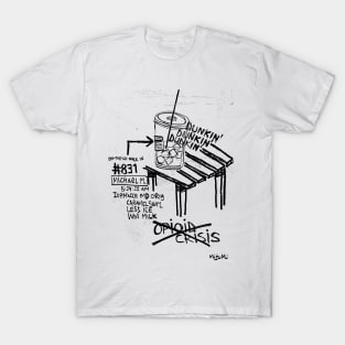 Addiction Doodle Black T-Shirt